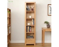 Natural Solid Oak 5 level Bookcase (NEW ARRIVAL)